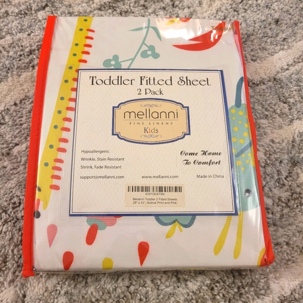 baby Crip Fitted Sheets 2  pack 28" x 52"